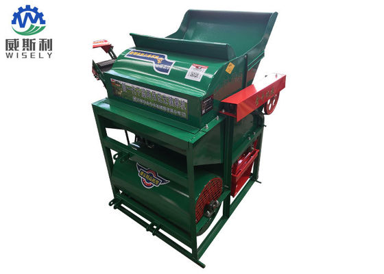 Chiny Mała zielona maszyna do zbierania orzechów ziemnych / automatyczny kombajn do rozdrabniania orzeszków ziemnych dostawca