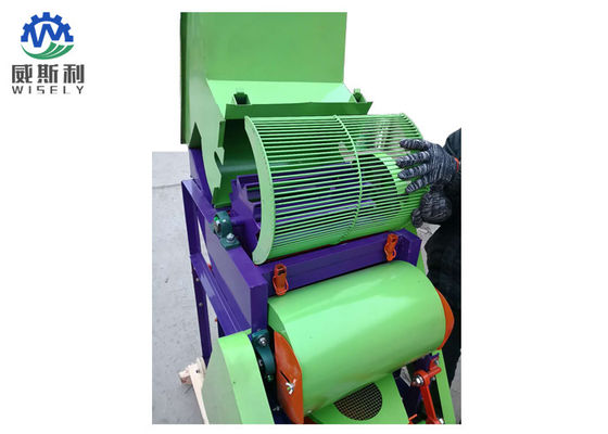 Chiny Green Automatic Peanut Sheller, maszyna do obróbki orzeszków ziemnych Kompaktowa struktura dostawca